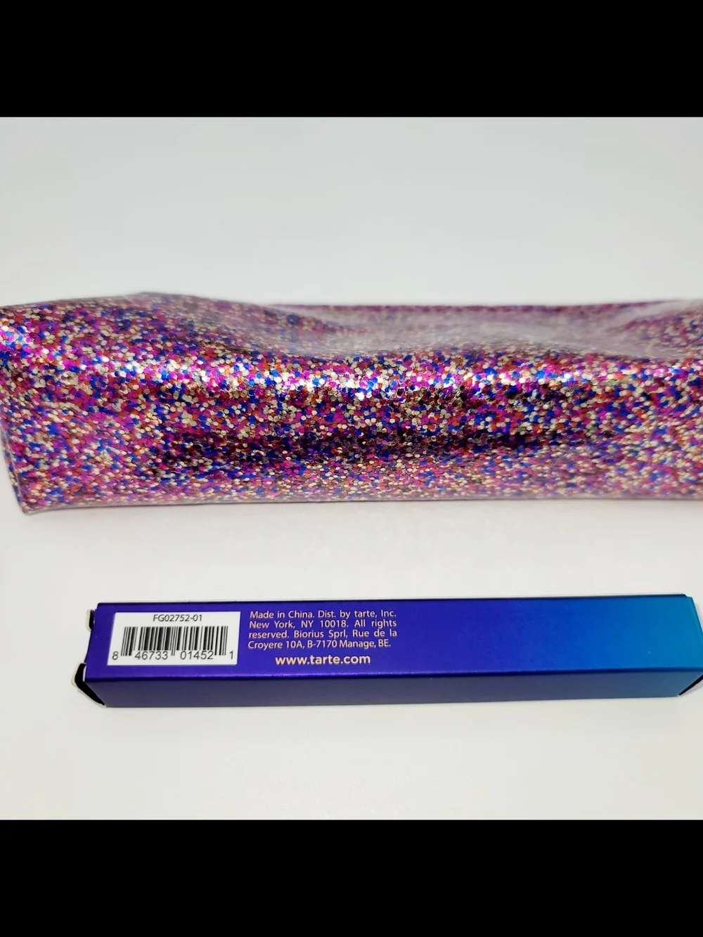 TARTE Rainforest of the Sea Lip Retrackable Brush & Sequence Makeup Bag NEW NWT
